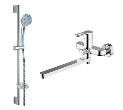 Комплект для ванной комнаты Bravat Stream-D 2 в 1
