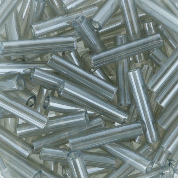 Бисер Toho Bugle 3 (9 мм), 25 г (5х5 г), 0150 серый/перл