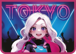 Папка д/труда А4 молния сверху, пластик, печать на картоне "Super girl 2024" (Пчелка)