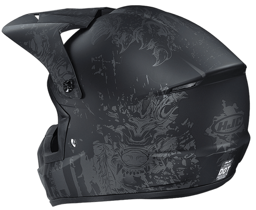Купить Мотошлем Кроссовый HJC CS-MX II Creeper MC5SF / Черно-серый