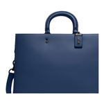 COACH Rogue Cow Leather Briefcase Large Unisex Royal Blue