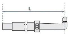 Нижнее плечо прямое Fubag для SG 4-6 O 22×200 мм