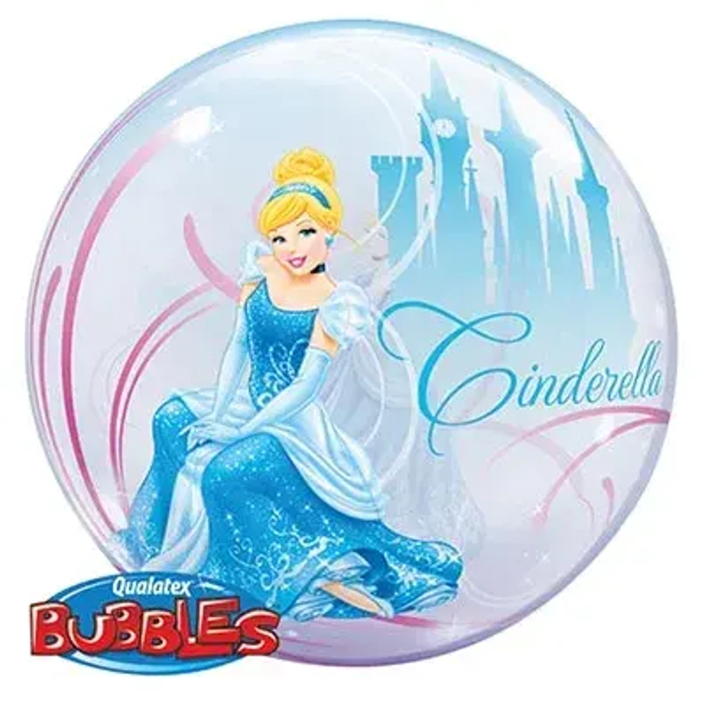 Bubble Disney Золушка дебют 22"/55см шар уже с гелием