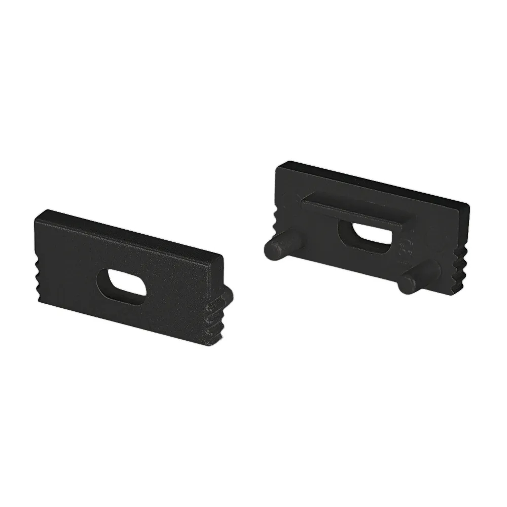 Заглушка SL-SLIM-H7 BLACK с отверстием (Arlight, Пластик) 037510