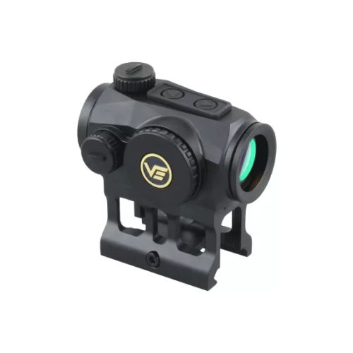 Коллиматорный прицел Vector Optics Scrapper 1x22 Solar Power Multi Reticles (закрытый, 2 MOA, метка точка красная, picatinny/weaver, IP67, в комплекте 2 кронштейна)