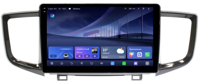 Магнитола для Honda Pilot 2015-2023 - Kuberg QLed+2K, Android 14, TS105, Быстрейшая, CarPlay, SIM-слот