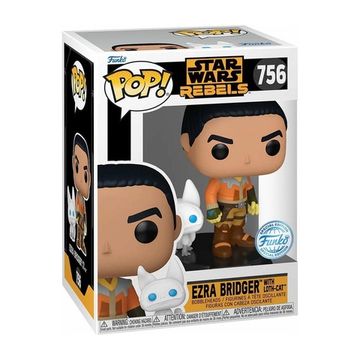 Фигурка Funko POP! Bobble Star Wars Rebels S2 Ezra Bridger w/Loth-Cat (Exc) (756) 84429
