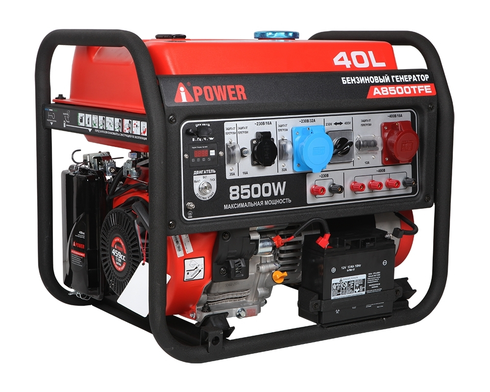 Бензиновый генератор A-iPower A8500TFE
