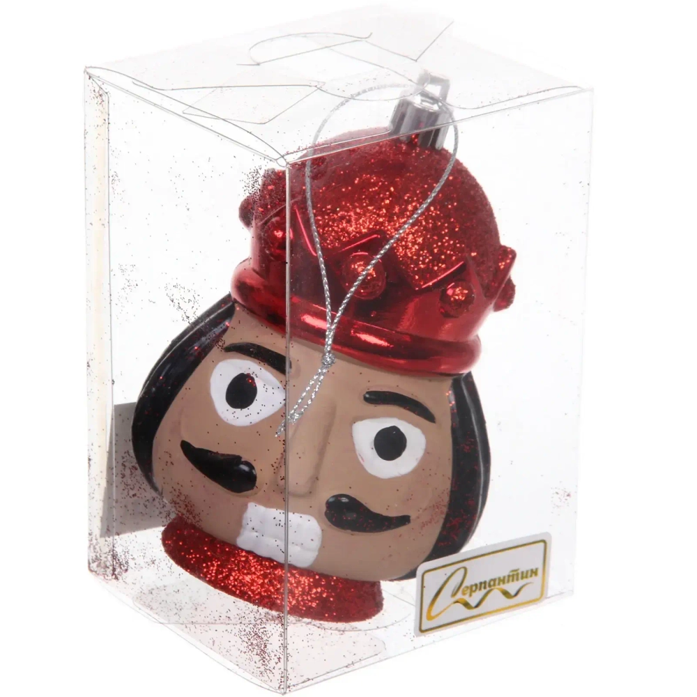Елочная игрушка «Новогодний солдат» 7,5*7*11 см, красный