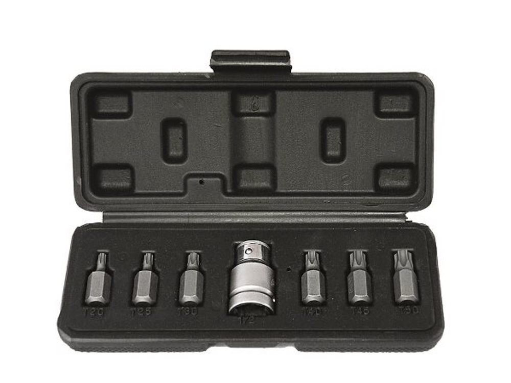 Набор вставок Torx3/8"L=30mm F1/2xM3/8, T20,T25,T30,T40,T45,T50