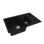 Кухонная мойка из кварцгранита LEMARK RAMZA 760 цвет: Антрацит  (9910037)