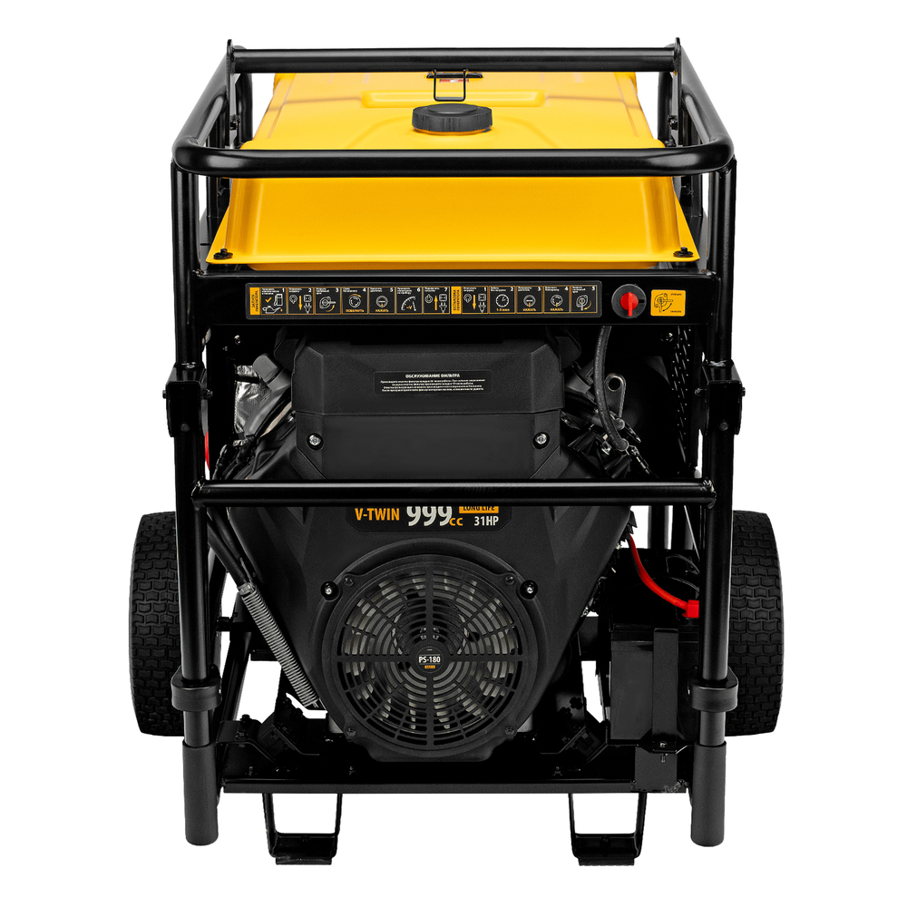 Генератор бензиновый Denzel PS-180EAD-3, 18 кВт,230/400 В, 65л, разъем ATS,перекл.режима,эл.старт, арт.946994