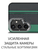 Дизайнерский чехол для SAMSUNG S23 FE с камерой-подставкой и MagSafe