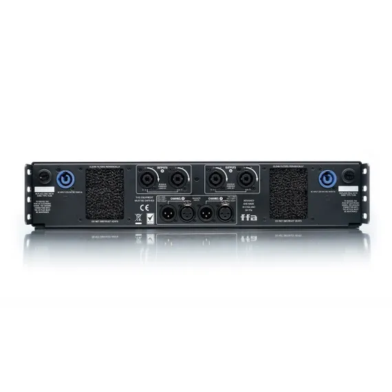 FUNKTION‑ONE FFA‑8000 четырёхканальный усилитель мощности (класс D), 4 × 800 Вт (8 Ом), 4 × 1500 Вт (4 Ом).