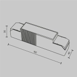 Источник питания TRIAC 15-20Вт IP20, PSL-TR40-350-500mA. TM Maytoni