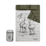 Мешок спальный Naturehike M Series DBL250, с подушками 215х145 см, (ТК: +15C), серый