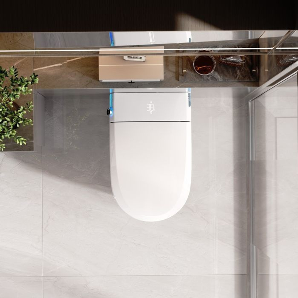 Унитаз приставной Grossman Smart GR-PR-5702 (580х380х460) белый, выпуск в стену, 1 место