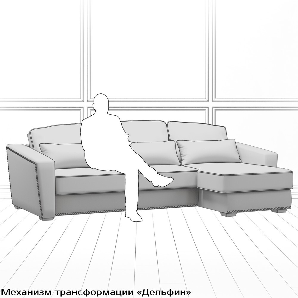 Диван Эстэн (с механизмом) DEs