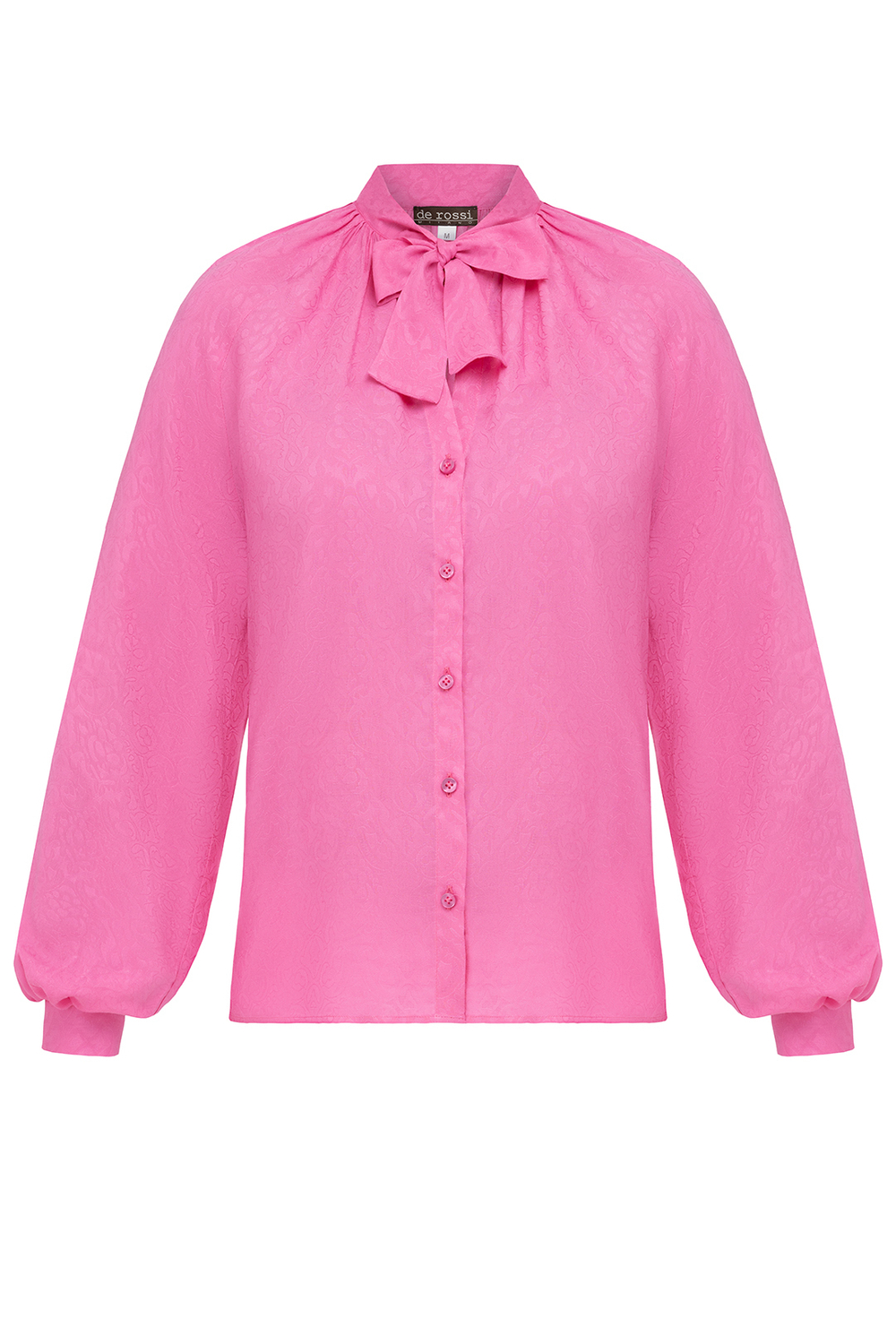 Блузка из вискозы с жаккардовым рисунком Fucsia