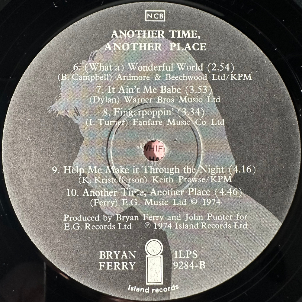 Bryan Ferry ‎– Another Time, Another Place (Скандинавия 1974г.)