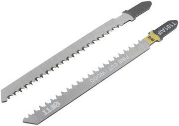 Полотна по дереву, Bimetal, остроконечные зубья, 100/77/1,7 мм (T101AIF), 2 шт.