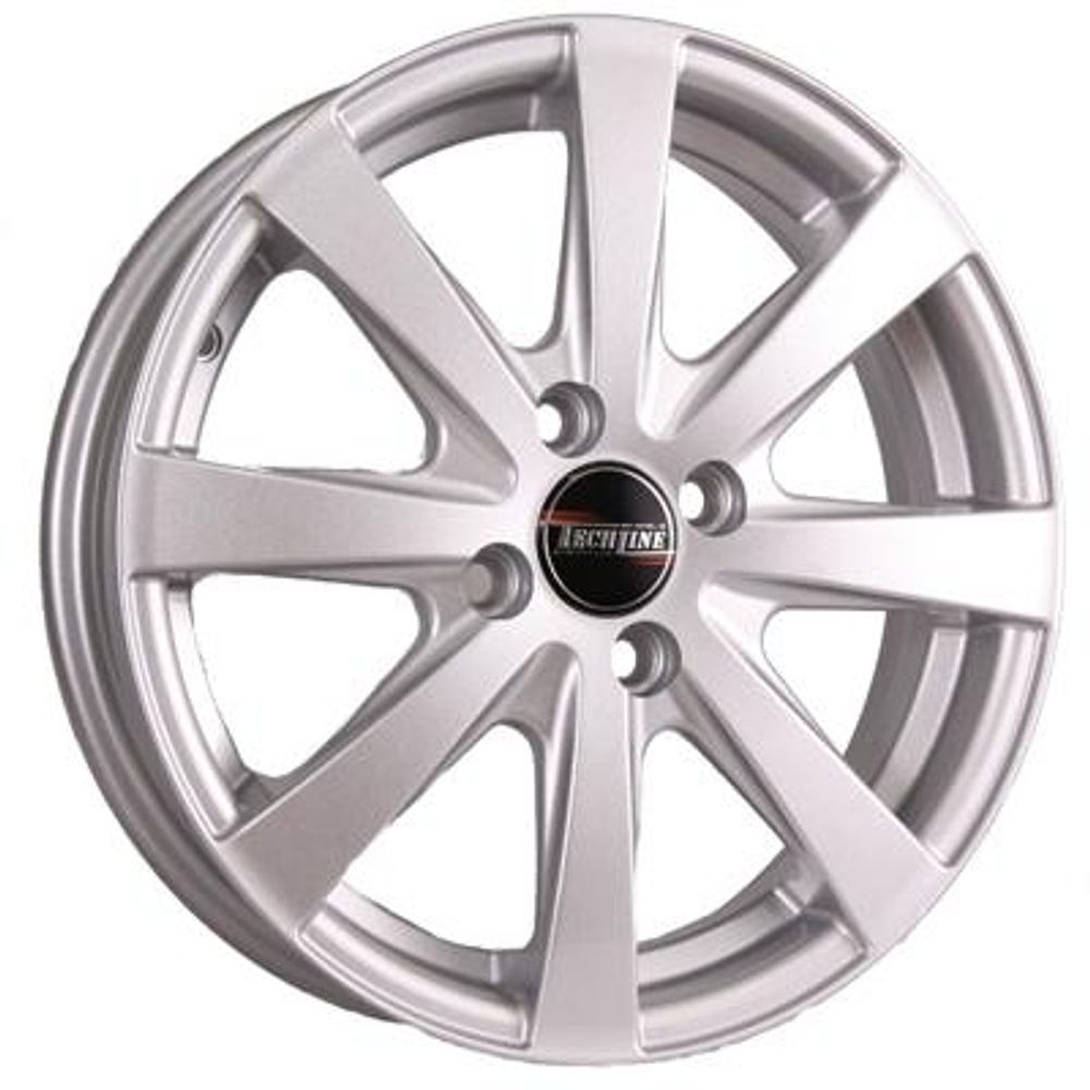 Tech Line 634 6x16 4x100 ET 37 Dia 67.1 (silver)