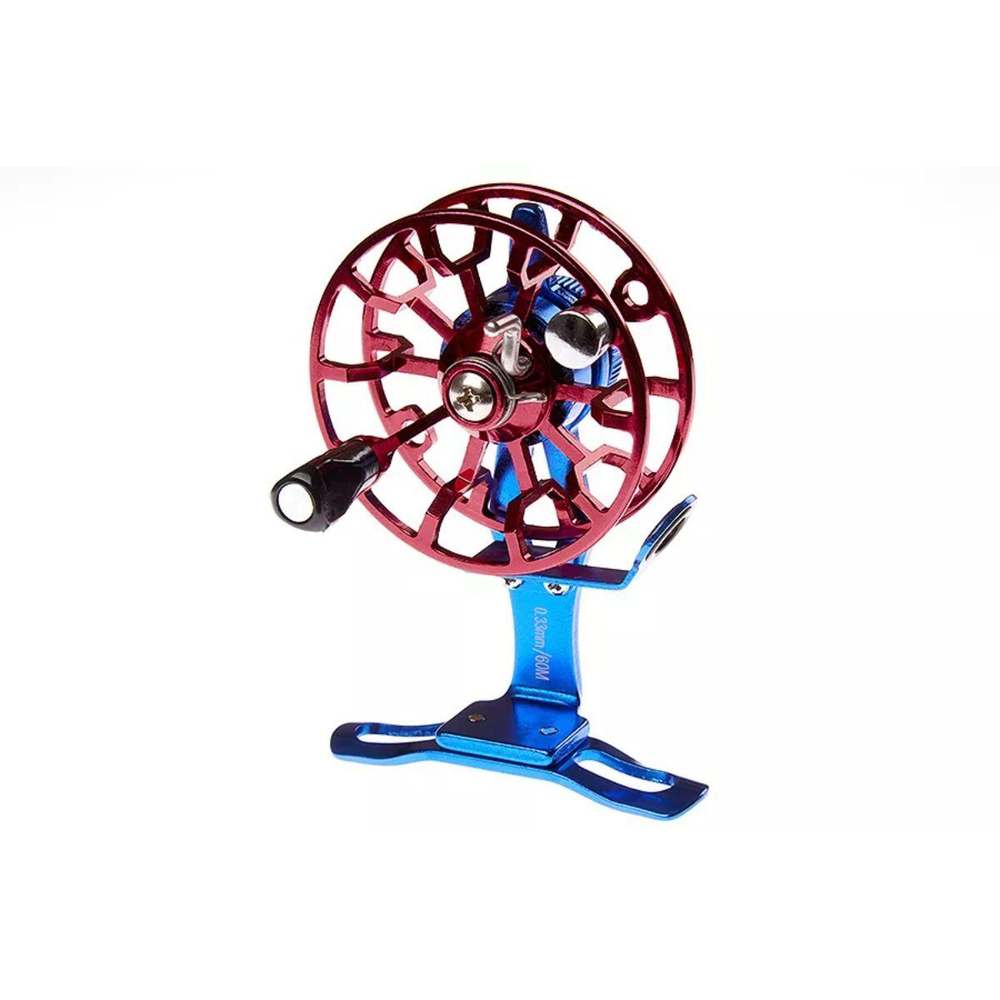 Катушка инерционная HI-55LF Blue/Red