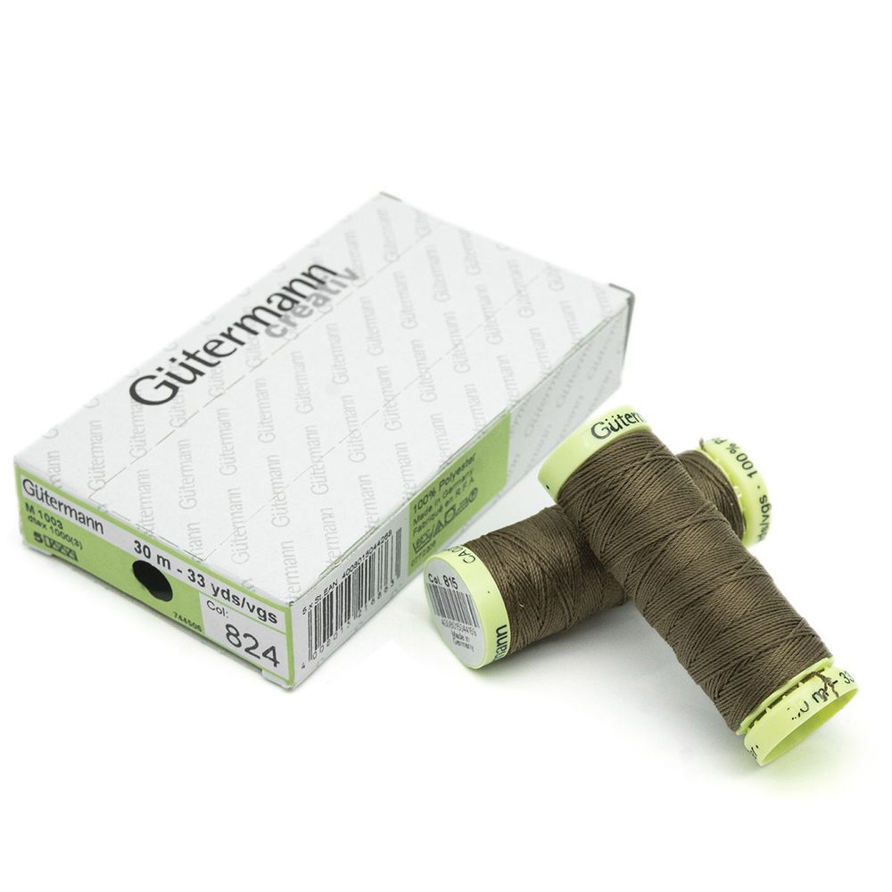 Нитки отделочные Gutermann Top Stitch 30 (30 метров), 5 кат. | 815 орех
