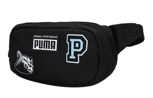 PUMA Sports Fabric Crossbody Bag, Fanny Pack Regular Unisex Black