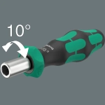 Ручка-битодержатель с функцией трещотки 838 RA S, 1/4" WERA 05051492001