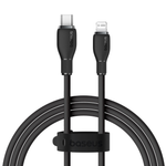 Кабель-зарядка Type-C на Lightning Baseus Pudding 20W 1.2м (P10355701111-00) черный