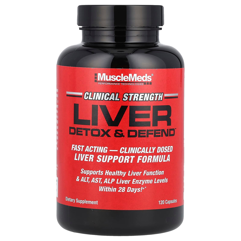 MuscleMeds, Liver Detox & Defense™, Liver Detox & Defense™, 120 капсул