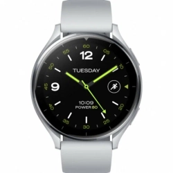 Смарт-часы Xiaomi Watch 2 46мм 1.43" AMOLED корп.серебристый рем.серый разм.брасл.:140-210мм (BHR8034GL)