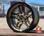Комплект дисков Fuel Off-Road Black Rhino 17x9 et-10 6x139.7