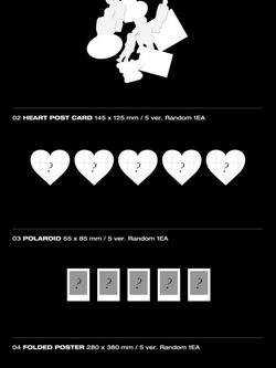 Альбом MONSTA X - SHAPE of LOVE 11th Mini Album 4 Version SET