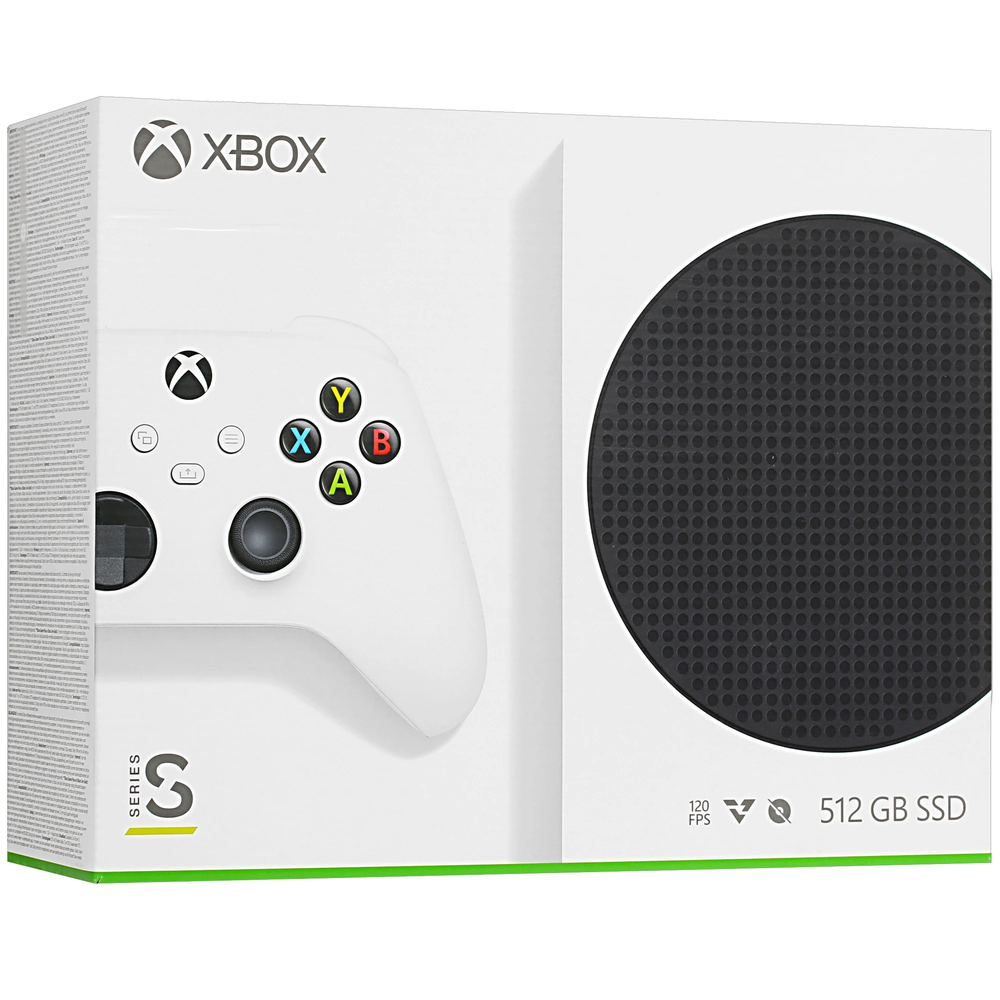 Игровая консоль Microsoft Xbox Series S [512 ГБ, Wi-Fi 5 (802.11ac), HDMI 2.1, до 2K QuadHD, 2560x1440]