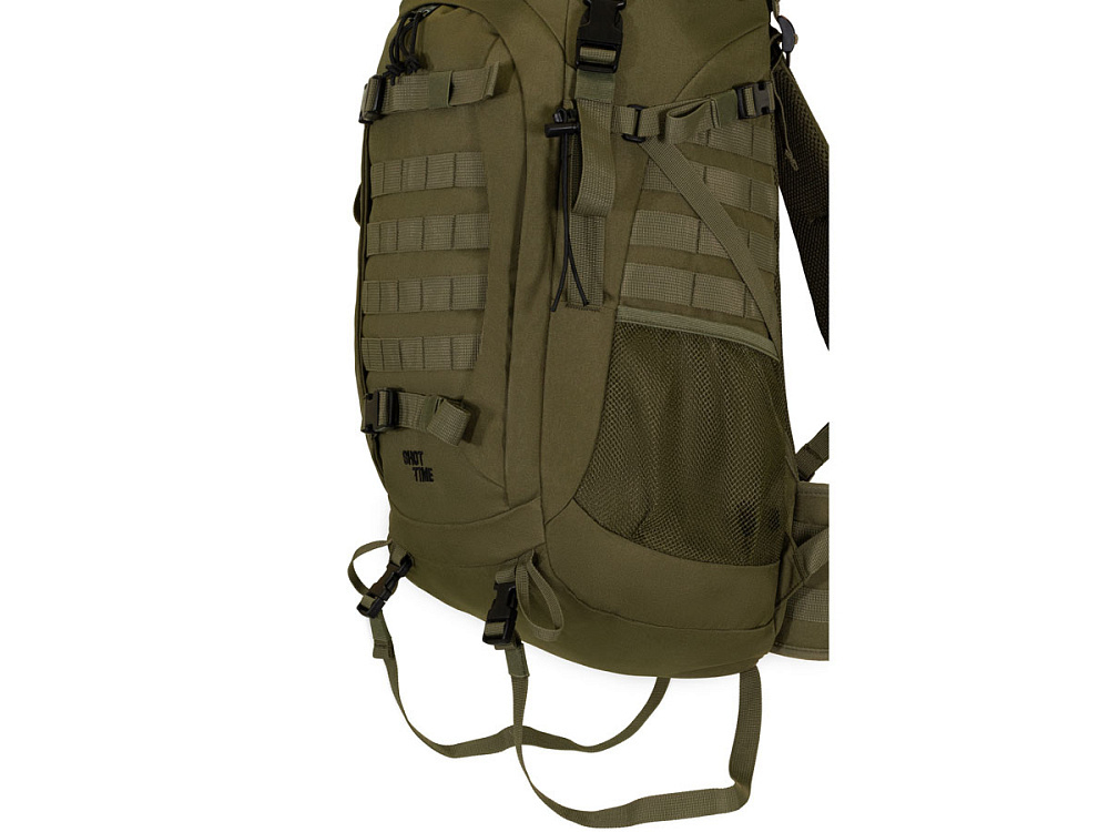 Рюкзак ShotTime Tactical 50л, ПВХ 600D, MOLLE, олива, ST-BP-230 17-OD