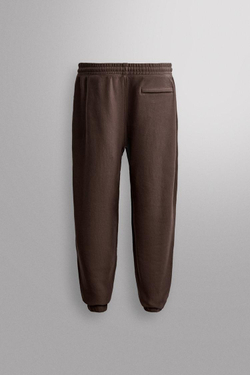 ZARA ДЖОГГЕРЫ RELAXED FIT, КОРИЧНЕВЫЙ