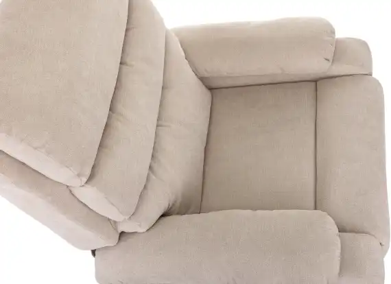 Кресло для дома Бюрократ _Han бежевый металл черный на ножках (_HAN/BEIGE)
