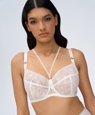 Белый бюстгальтер с мягкой чашкой Chiara Gold (Размер: 95G) (Цвет: белый)