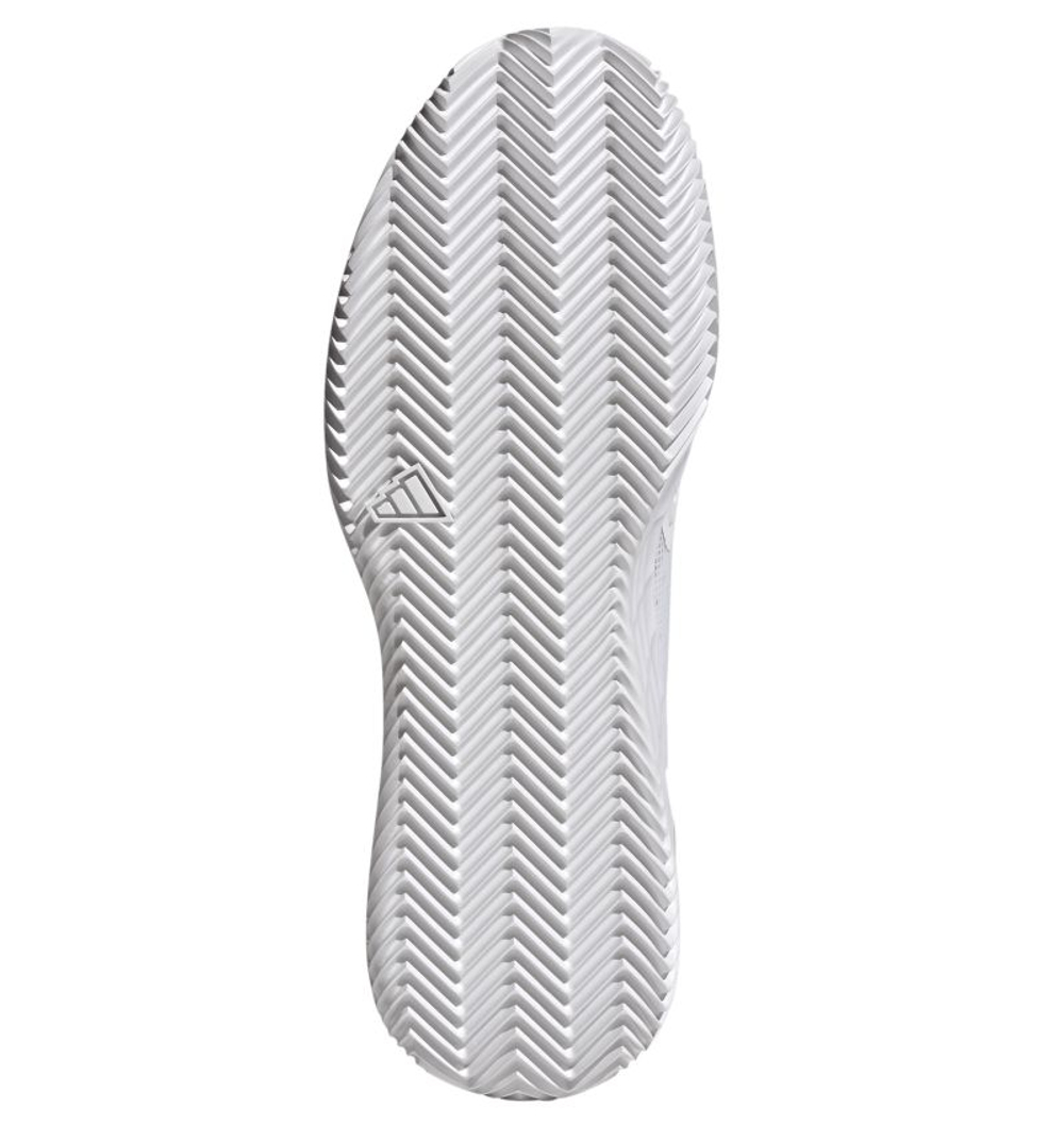 Мужские кроссовки теннисные Adidas Defiant Speed 2 M Clay - footwear white/core black/green one
