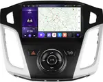 Магнитола для Ford Focus 3 2011-2019 (поддержка автопарковки) - Kuberg SF-9202A-FW QLed, Android 12, Быстрая, CarPlay, 4G SIM-слот