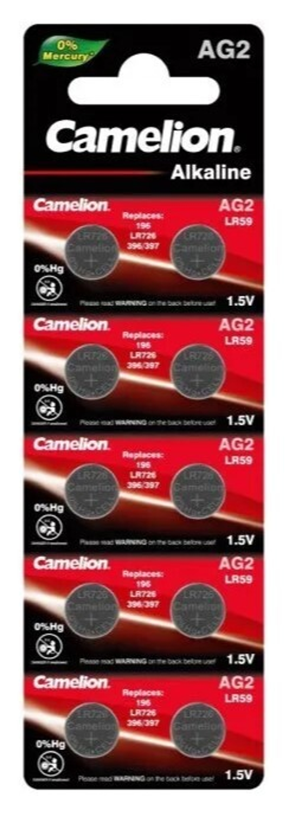 Camelion AG2 BL10 396 SR-726 уп.100
