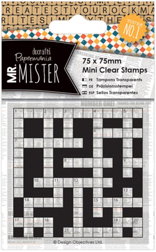 Штамп Кроссворд Mr Mister