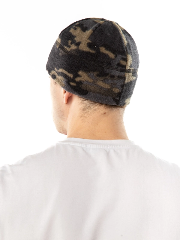 Шапка флисовая утепленная BLACK MULTICAM