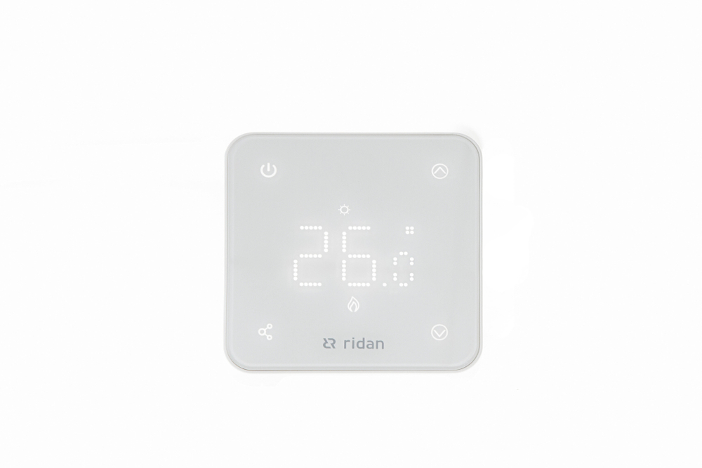 Комнатный термостат RSmart-F, 230В, с Wi-Fi подключением, встраиваемый, Ридан