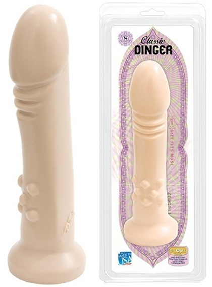Прямой фаллос с шариками DINGER