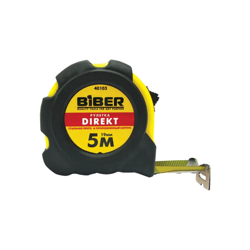 БИБЕР 40104 Рулетка DIREKT 5м*25мм