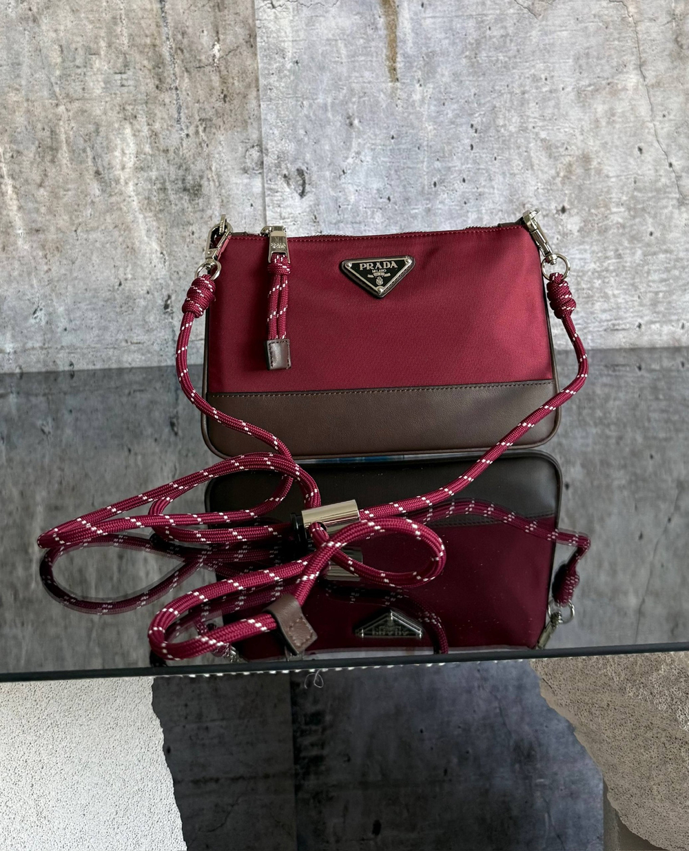 Клатч-Сумка через плечо Prada