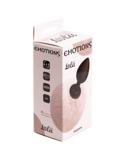 Lola games Emotions Fluffy White - Анальная Пробка с Хвостом